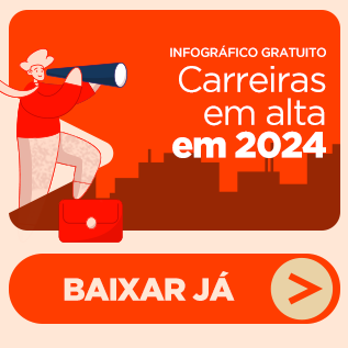 Banner dao Infográfico com Carreiras em Alta em 2024