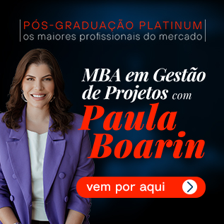 Banner do curso de MBA em Gestão de Projetos com Paula Boarin