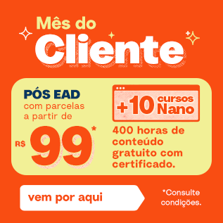 Banner da promoção de pós-graduação