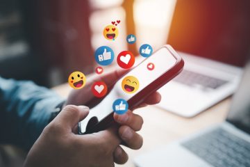 emojis para ilustrar texto sobre marketing de influenciadores