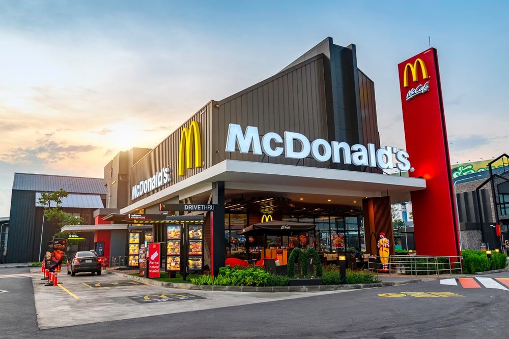 Fachada do restaurante McDonald's