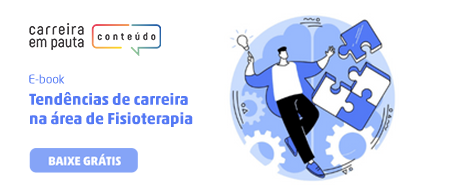 Banner do e-book Tendências de carreira na área de Fisioterapia