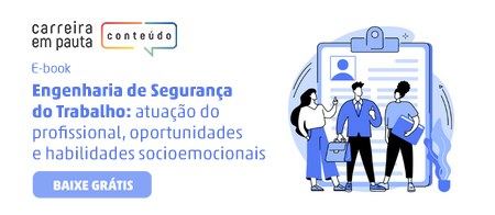 Banner sobre o e-book de Engenharia de Segurança do Trabalho