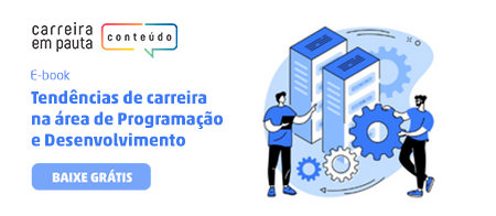 banner sobre e-book com tendências de programação e desenvolvimento