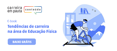 Banner do e-book Tendências de carreira na área de Educação Física