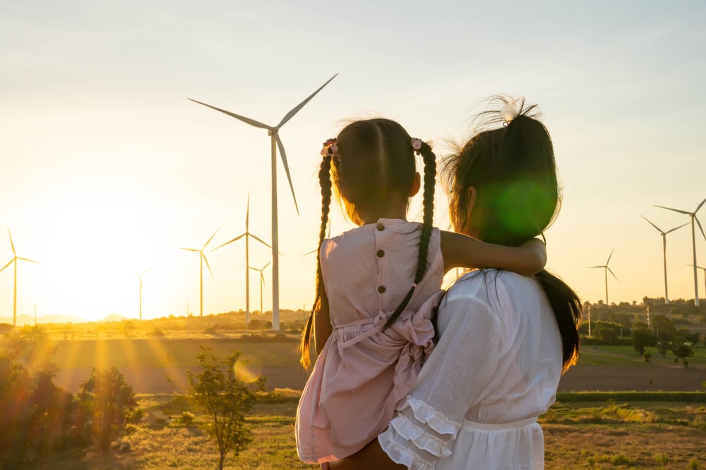 turbinas eólicas para ilustrar texto sobre profissões que ajudam na preservação do meio ambiente