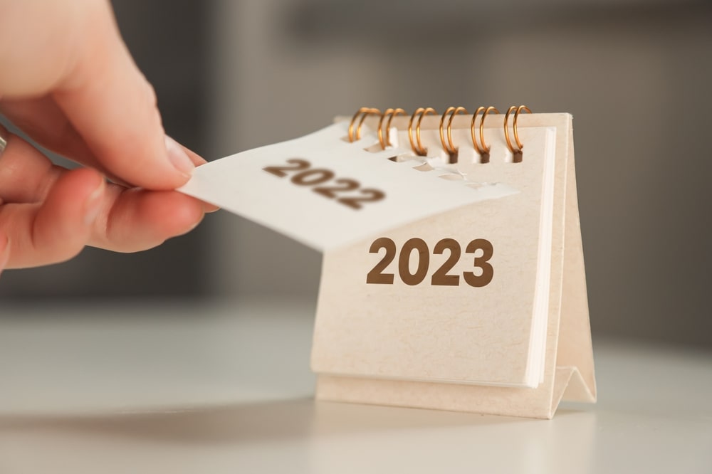 calendário com 2023 para ilustrar texto sobre planejamento de 2023