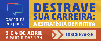 Banner com as informações do Carreira em Pauta