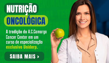 banner sobre o curso de Nutrição Oncológica