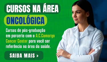 banner dos cursos na área oncológica