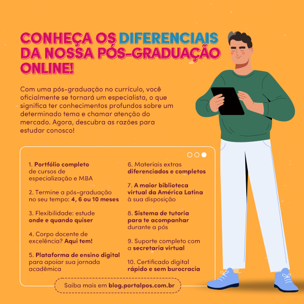 Card com diferenciais da pós-graduação