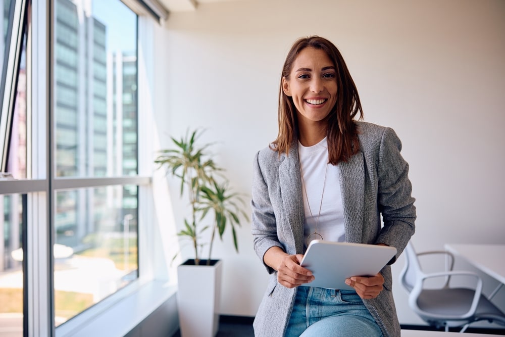 empresária para ilustrar texto sobre como ser empreendedor digital