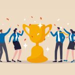 ilustração de prêmio para representar texto sobre excelência profissional