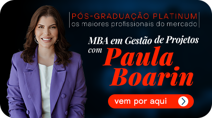 Banner do MBA em Gestão de Projetos com a Paula Boarin