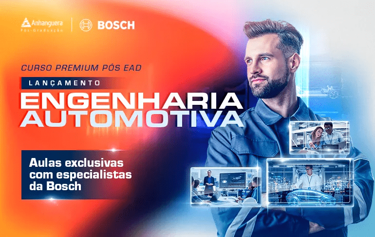 Engenharia Automotiva: veja pós-graduação em parceria com a Bosch