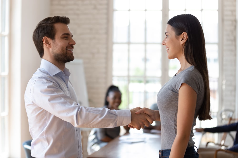 boa impressão no primeiro dia de trabalho