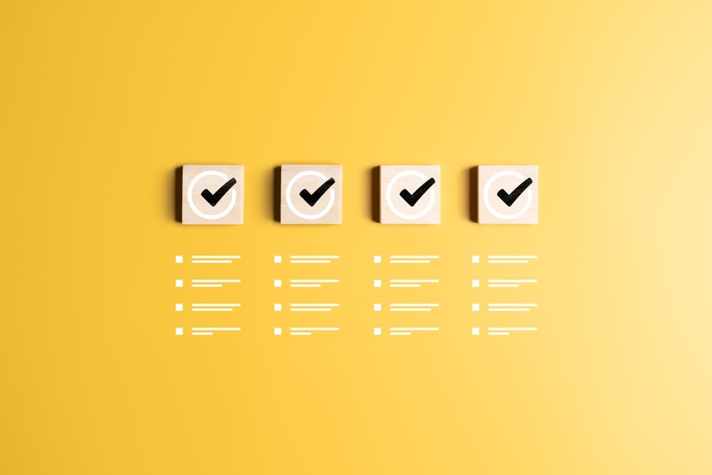 lista de tarefas bem estruturada